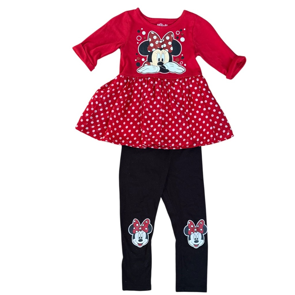 Two piece Minnie Mouse set. 5T